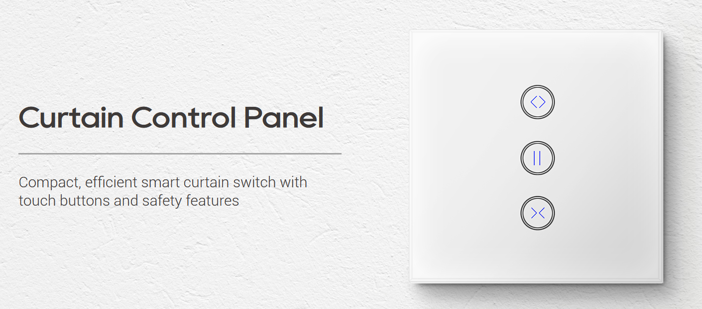 Curtain Control Panel hover